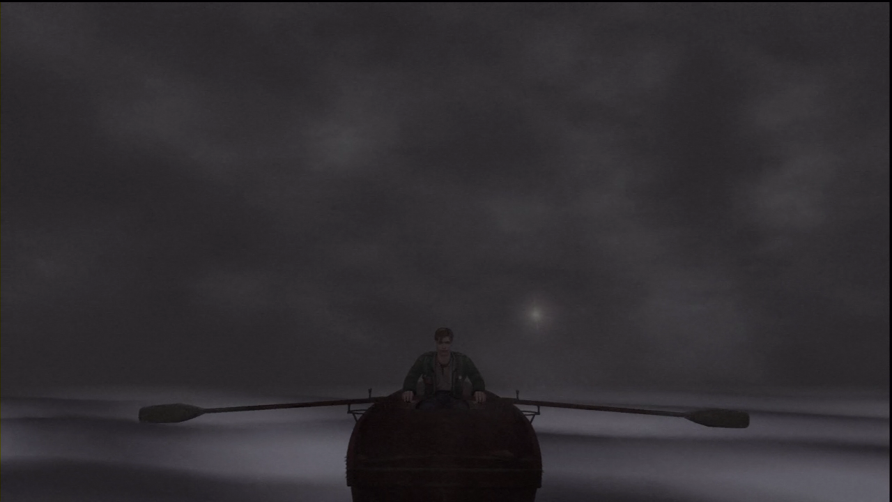 Lake Toluca under gray clouds